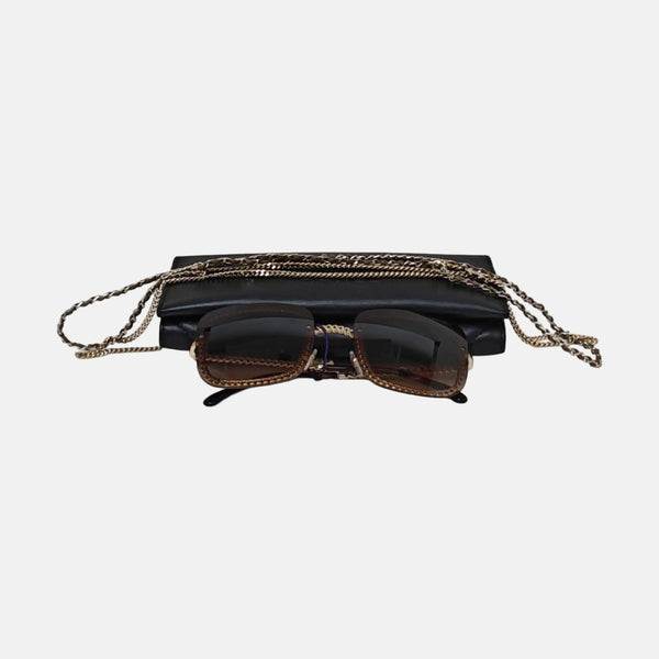 Metal Sunglasses Brown