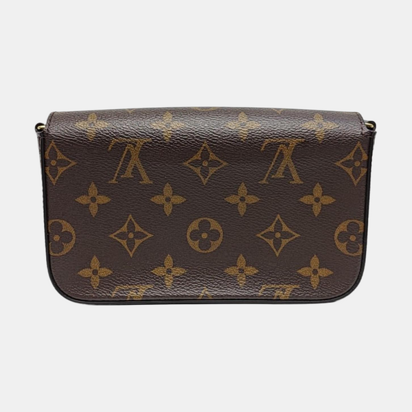 FÉLICIE Monogram Coated Canvas Brown