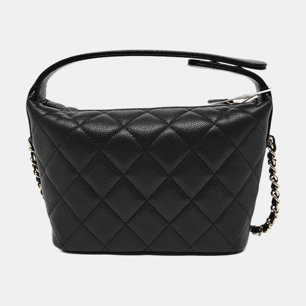 HOBO Quilted Grained Calfskin Black