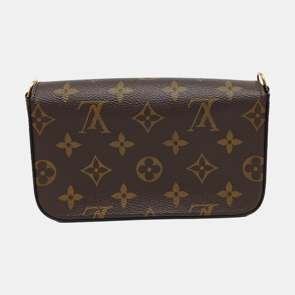 FÉLICIE Monogram Coated Canvas Brown
