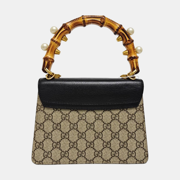 Monogram Coated Canvas Shoulder Bag Beige