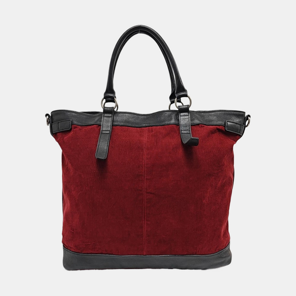 Fabric Shoulder Bag Red