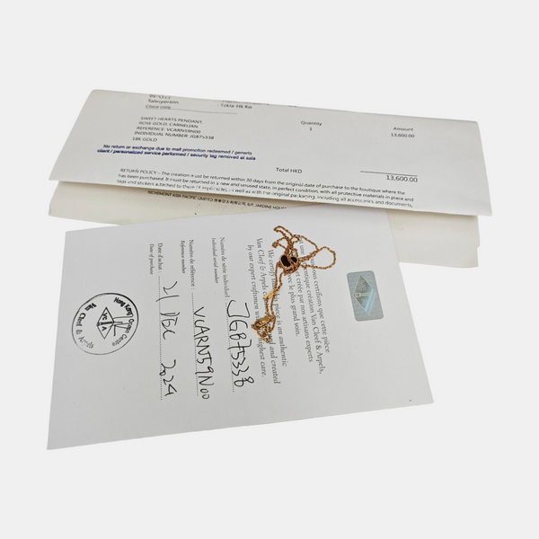 Sweet Alhambra 18k Rose Gold Necklace