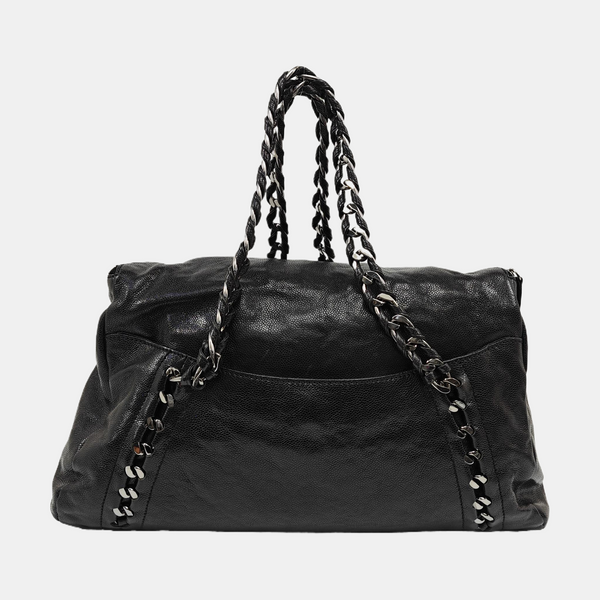 LUXURY LINE Grained Calfskin Black