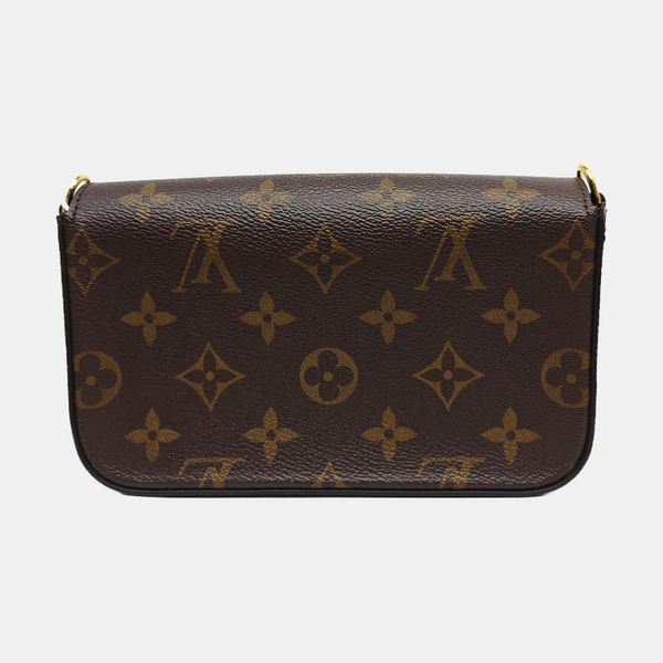 FÉLICIE Monogram Coated Canvas Brown