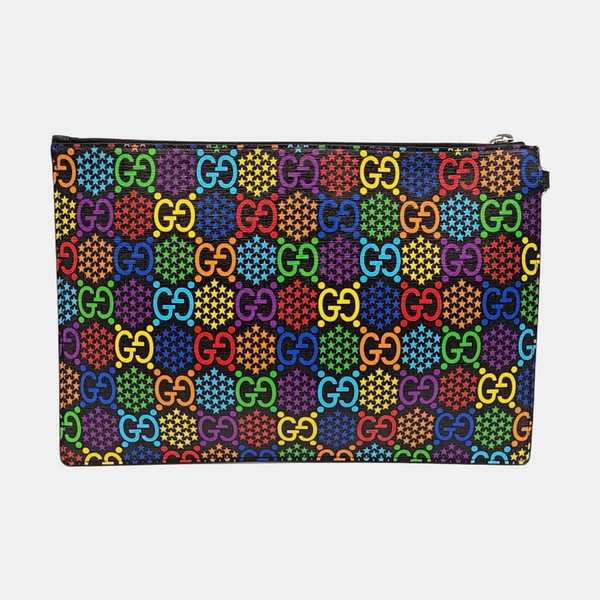 GG Supreme Monogram Coated Canvas Black