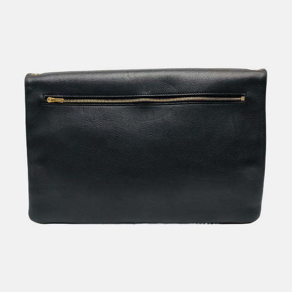 Calfskin Shoulder Bag Black