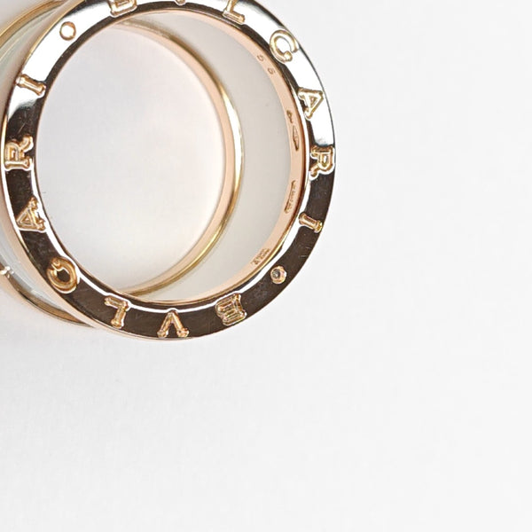 B.ZERO1 18k Rose Gold Ring EU 56