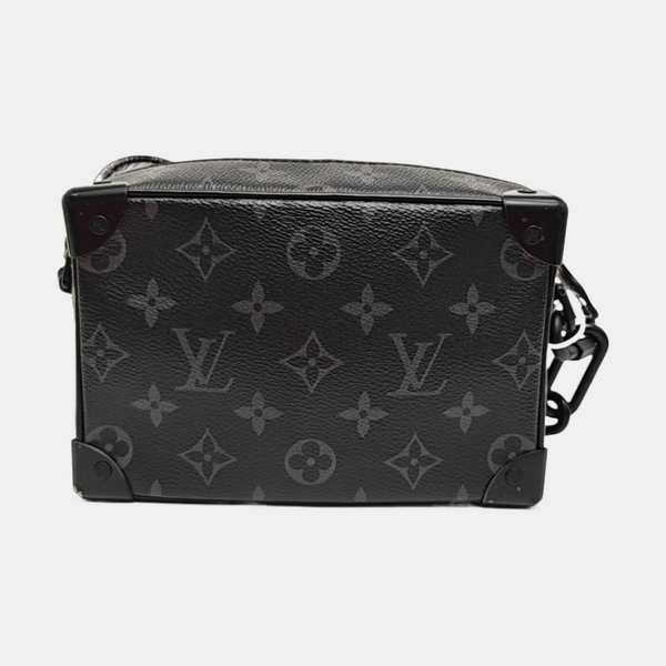 SOFT TRUNK Mini Monogram Coated Canvas Black