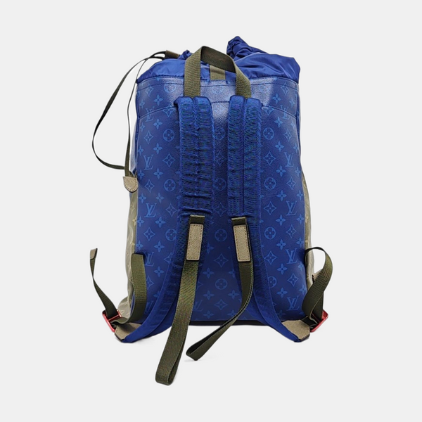 GM Monogram Coated Canvas Blue