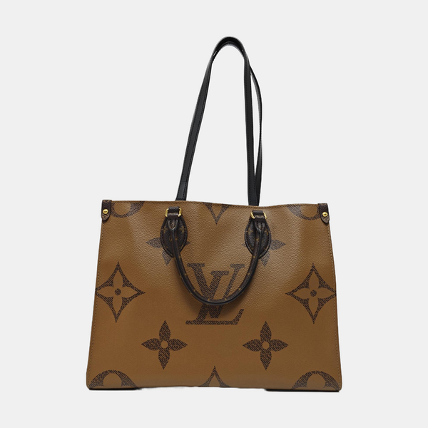 ONTHEGO MM Monogram Coated Canvas Brown