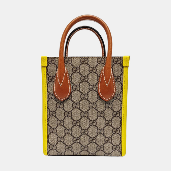 Retro Mini Monogram Coated Canvas Beige