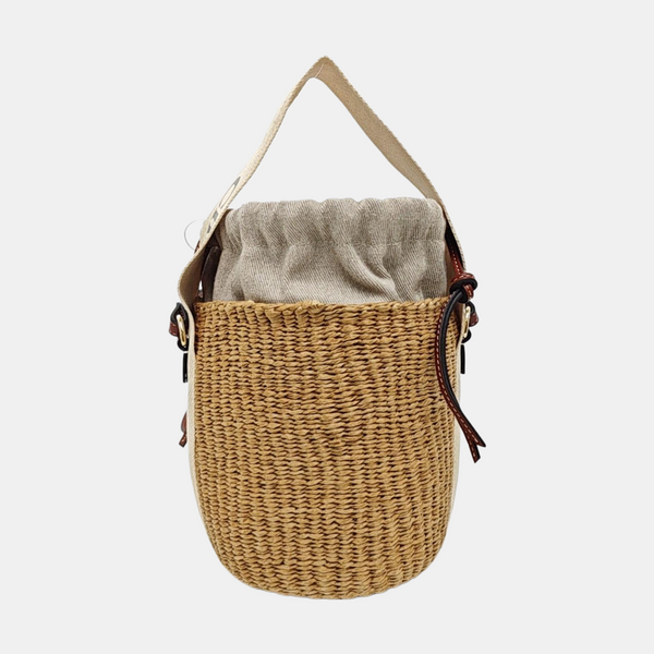 Woody Small Straw Beige