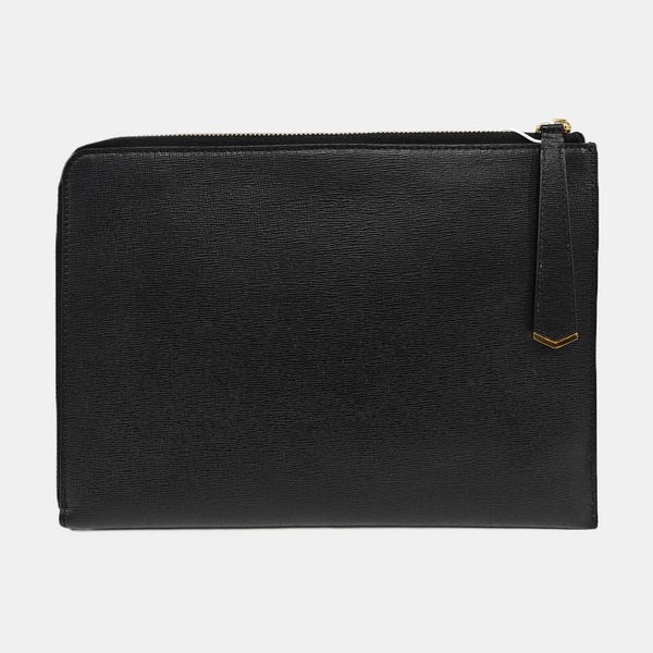 Calfskin Clutch Black