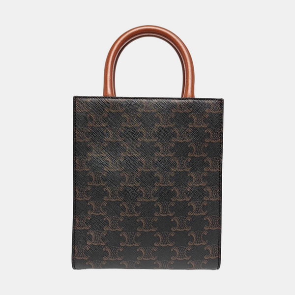 CABAS CELINE Mini Coated Canvas Brown
