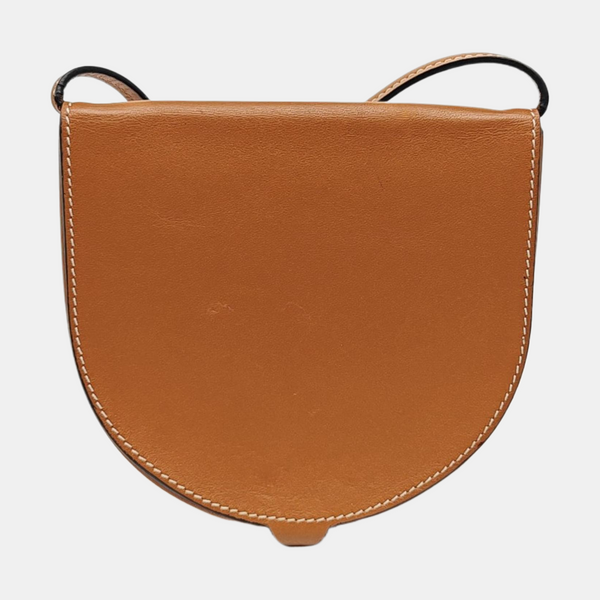 Heel Small Calfskin Brown