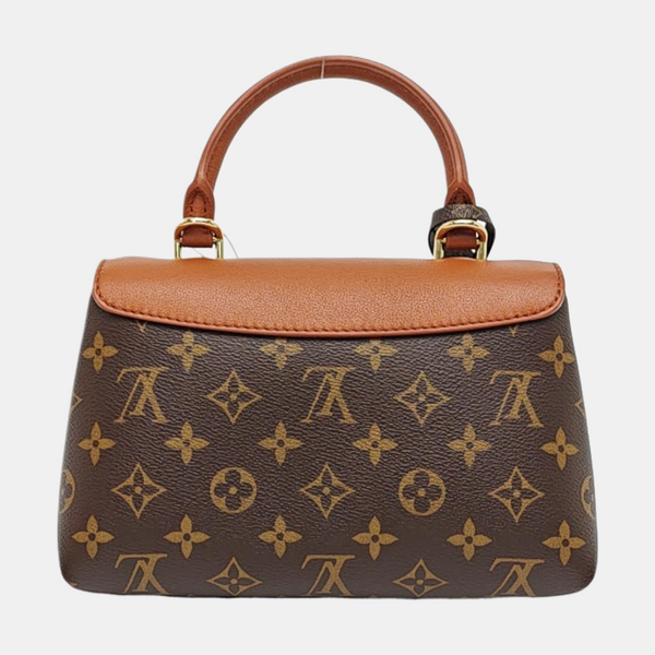 MADELEINE Mini Monogram Coated Canvas Brown