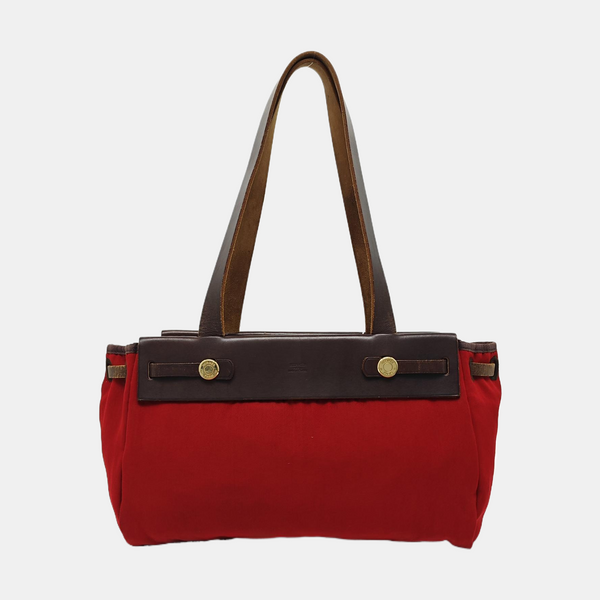 Herbag Cabas Small Canvas Red