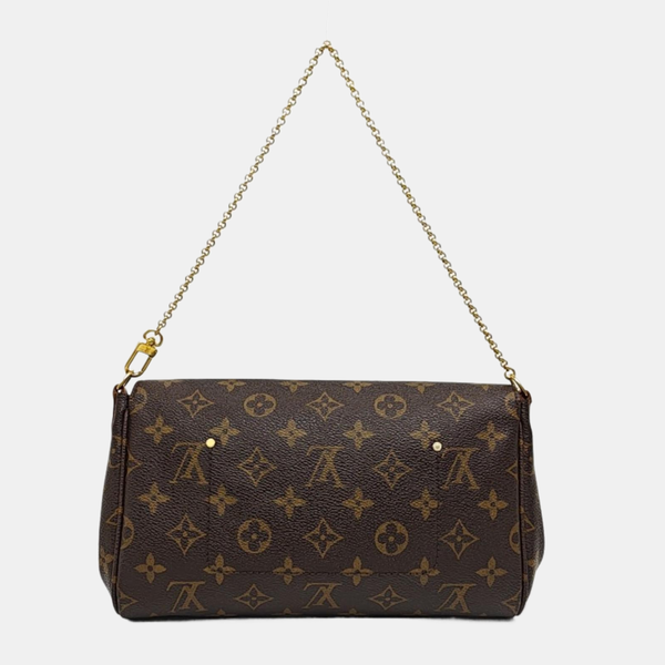 FAVORITE PM Monogram Coated Canvas Brown