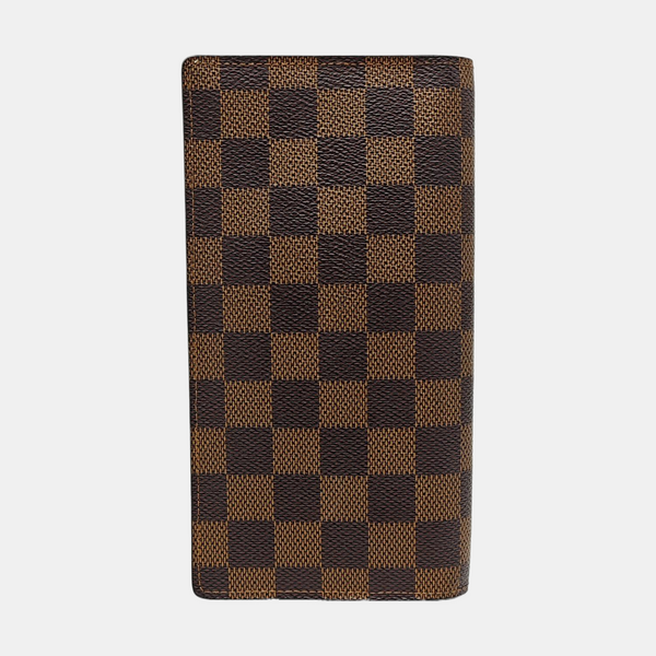JAMES Damier Ebene Coated Canvas Brown