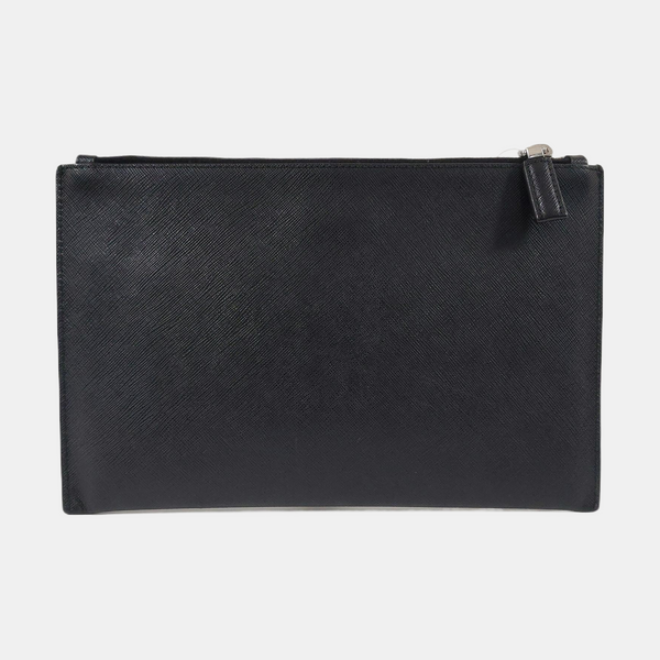 Clutch Saffiano Calfskin Black