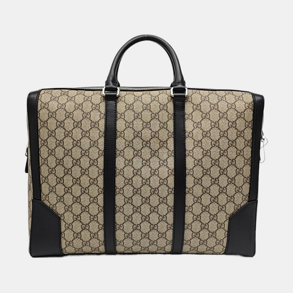Monogram Coated Canvas Tote Bag Beige