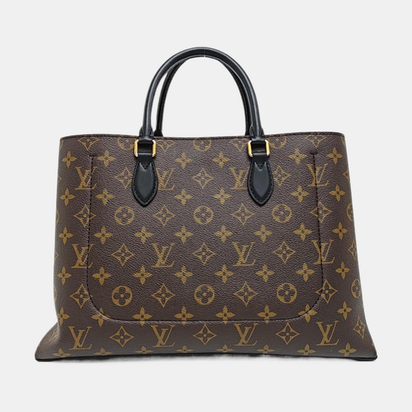 FLOWER Monogram Coated Canvas Brown