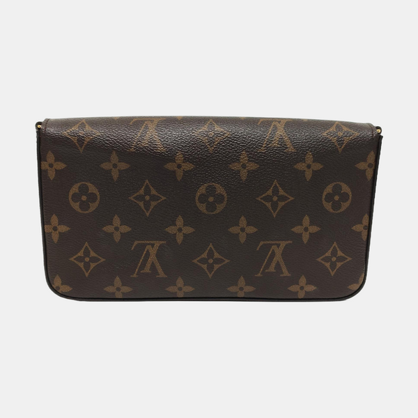 FÉLICIE Monogram Coated Canvas Brown