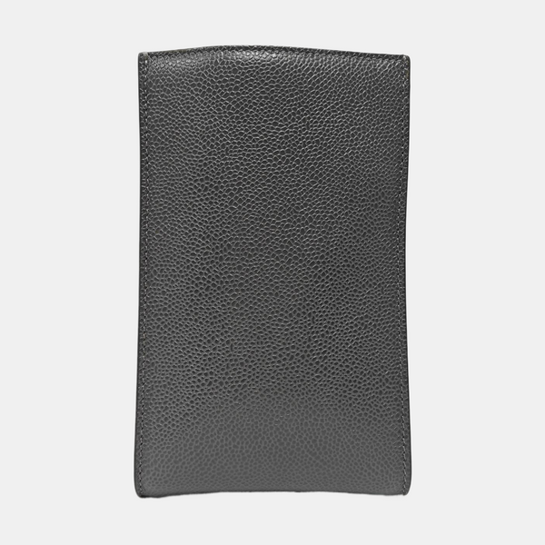Leather Shoulder Bag Gray
