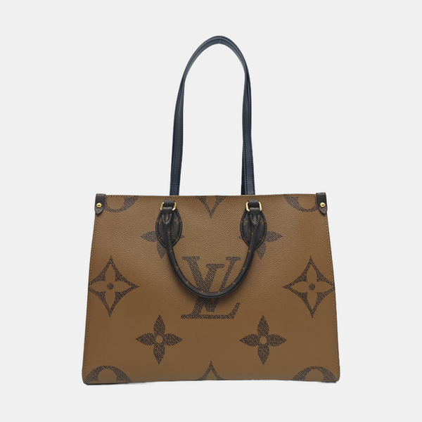 ONTHEGO MM Monogram Coated Canvas Brown