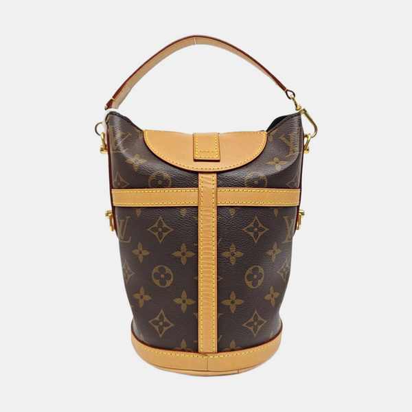 DUFFLE Monogram Coated Canvas Brown