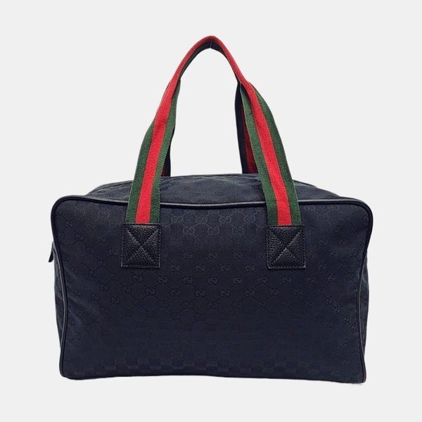 Monogram Canvas Top Handle Bag Blue