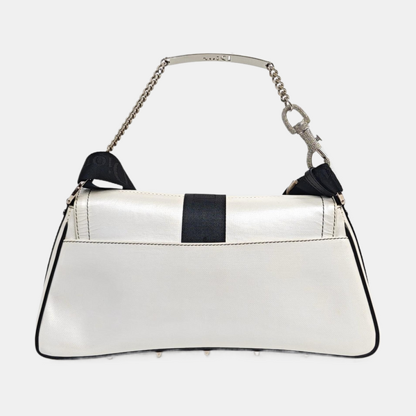 Calfskin Shoulder Bag White