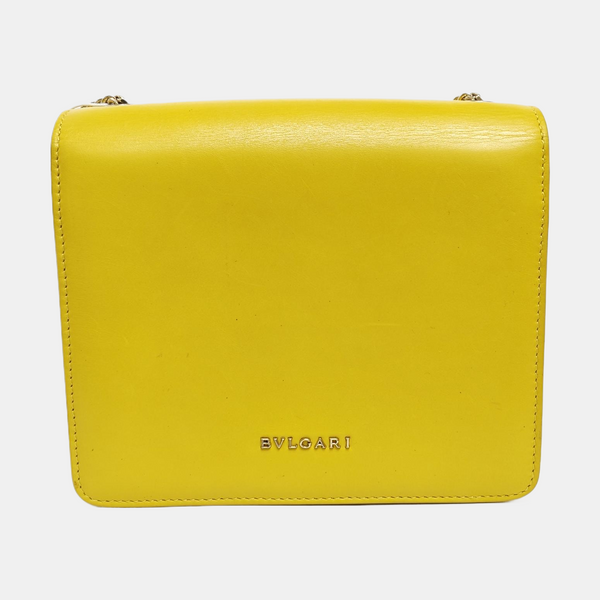 BVLGARI Calfskin Yellow