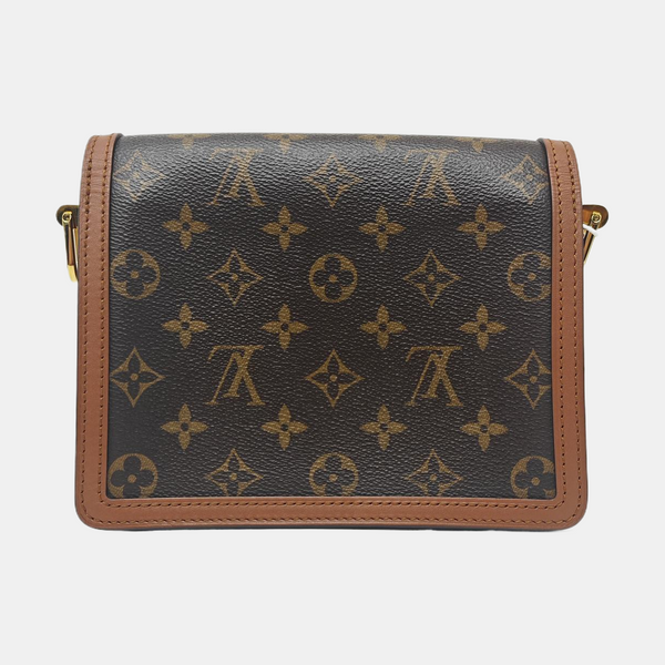 DAUPHINE Mini Monogram Coated Canvas Brown