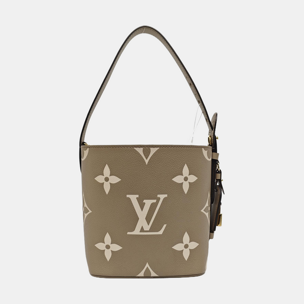 ALL IN BB Monogram Calfskin Gray