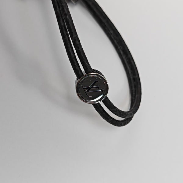 Coated Canvas Black Bangle