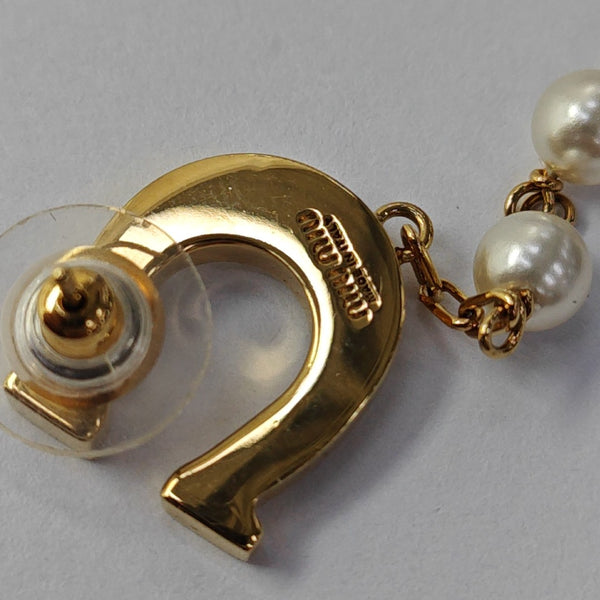Metal Gold Stud Earrings