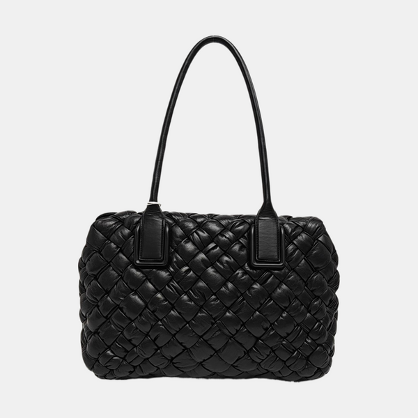 Calfskin Top Handle Bag Black