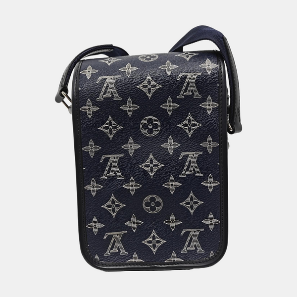 CHAPMAN SAVANE BB Monogram Coated Canvas Blue