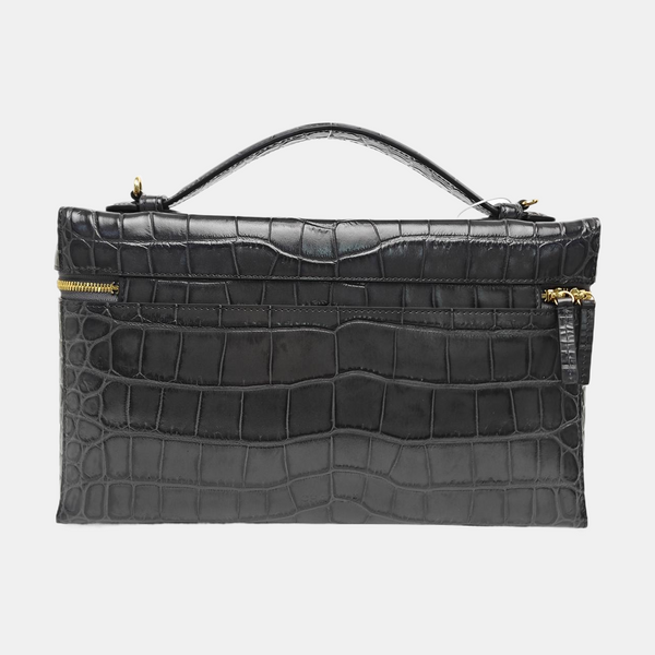 Quilted Calfskin Shoulder Bag Blue