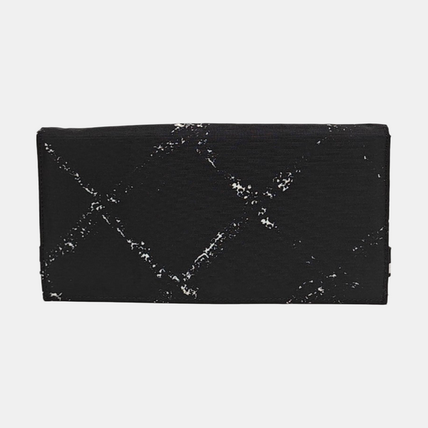 Quilted Nylon Wallet Black