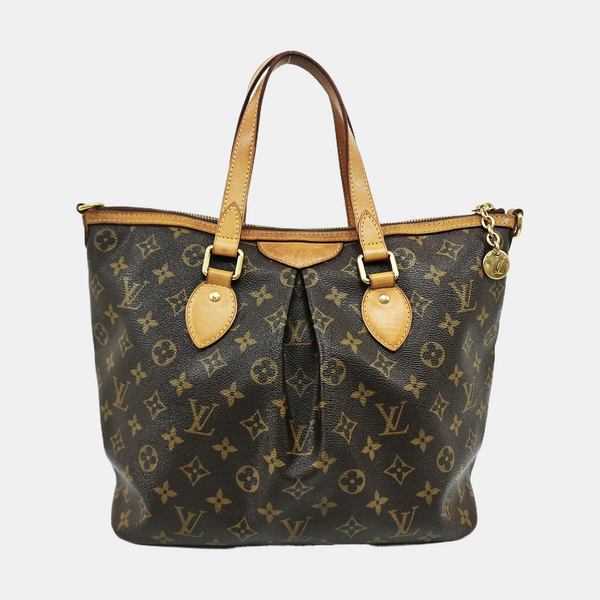 PALERMO PM Monogram Coated Canvas Brown