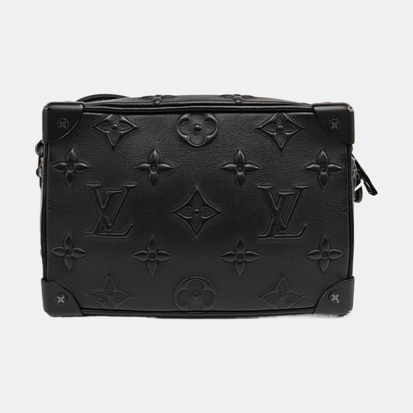 SOFT TRUNK Mini Calfskin Black