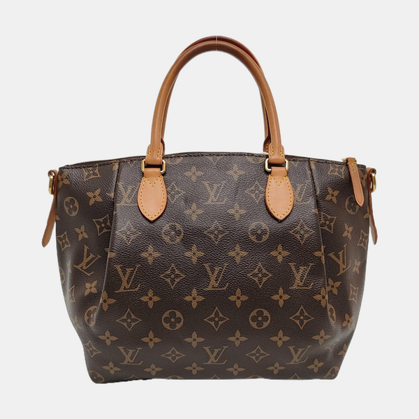 TURENNE Monogram Coated Canvas Brown