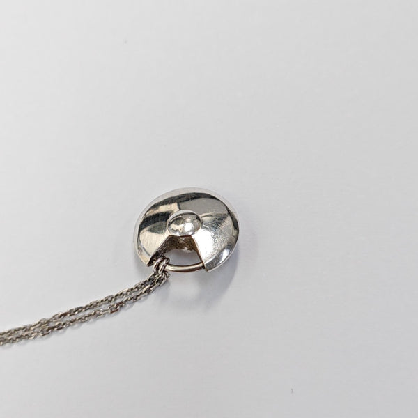 AMULETTE DE CARTIER 18k White Gold Silver Necklace