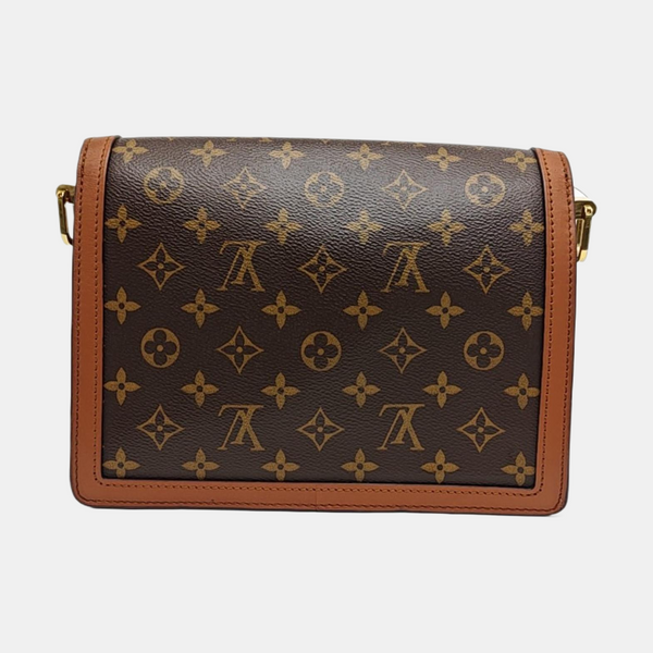 DAUPHINE MM Monogram Coated Canvas Brown