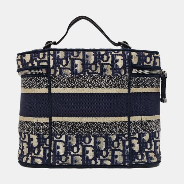 Travel Vanity Oblique Canvas Blue