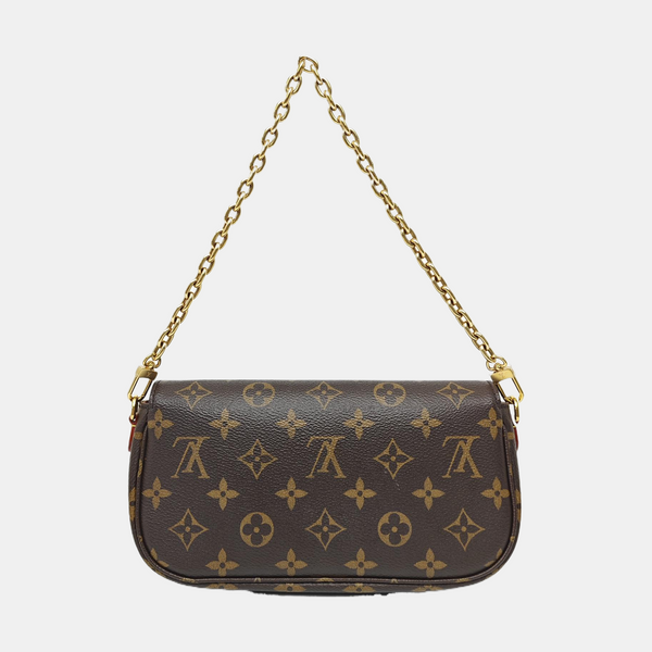 IVY Monogram Coated Canvas Brown