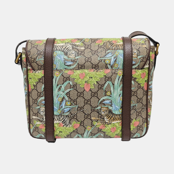 Monogram Coated Canvas Shoulder Bag Beige